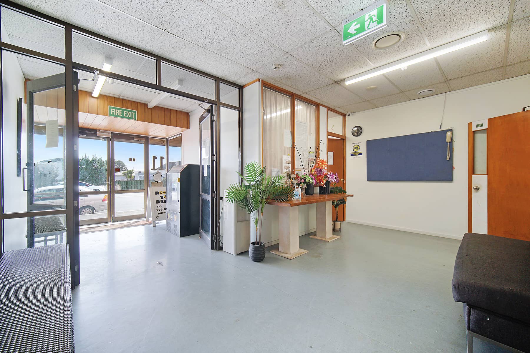 Lobby and Reception Area